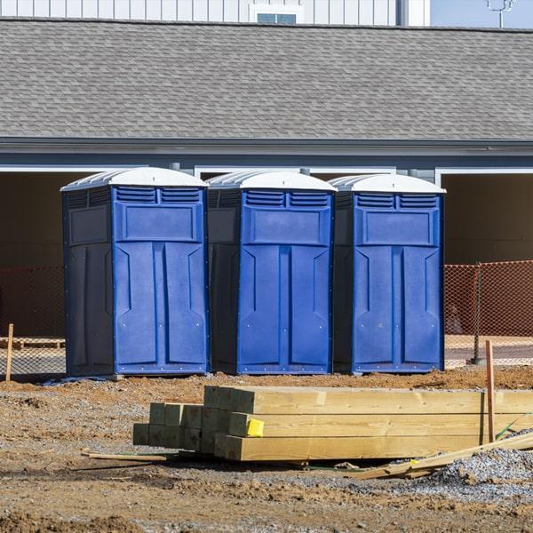 Heavy-duty construction site porta potty in Fort Wayne, Indiana