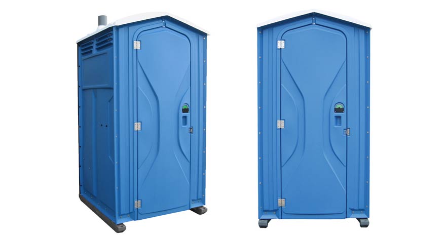 Long-term porta potty units on site in Fort Wayne, Indiana